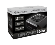 THERMALTAKE Litepower II Black 350W (Active PFC, 120mm) - 553028 - zdjęcie 5